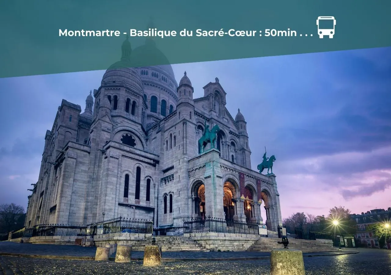 Sunset Appart-Hotel 3 Chambres, 2 Salles De Bain, Proche Paris, Massy & Orly Longjumeau Apartment